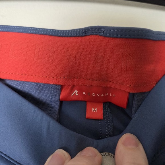 Redvanly Kent Pull On Pants Men's Blue Trousers Performance Stretch Golf Lux 34 - Picture 2 of 10